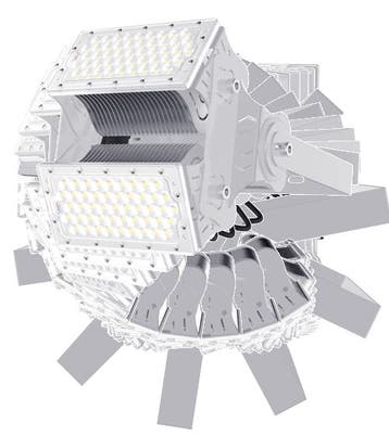 VOCARE XLT 200W SUPERPOWER multi-focus schijnwerper LED...., Nieuw