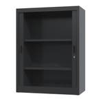 Nieuwe roldeurkast - 105x80x40cm - archiefkast - zwart, 100 tot 150 cm, Nieuw, Metaal, Modern