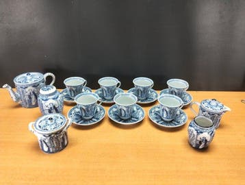 N V porselein / Mosa - Drinkservies (19) - lange lijs -