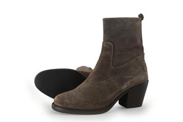 Shabbies Amsterdam Enkellaarzen in maat 37 Bruin, Kleding | Dames, Schoenen, Verzenden, Lage of Enkellaarzen, Zo goed als nieuw