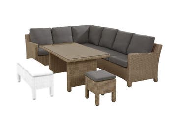 Taste by 4 Seasons Adora cosy dining set caramel SALE |, Tuin en Terras, Tuinsets en Loungesets, Ophalen of Verzenden, Nieuw