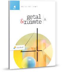 Getal & Ruimte 13e editie Wiskunde A Leerboek 4 HAVO deel 1, Boeken, Verzenden, Nieuw