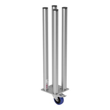 FORTEX STAGE750 Quattro poot met zwenkwiel/rem podiumhoogte, Verzenden, Nieuw