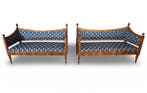 Sofa (2) - Mahonie - Paar Impero-sofas