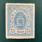 Luxemburg 1865 - 25 cent wapenschild met perforatie - MH -, Gestempeld
