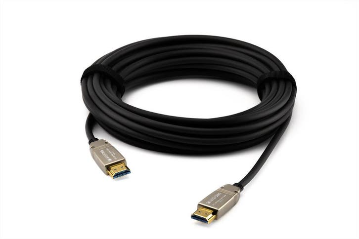 iVisions HDMI v2.0 GFC-4K Glasvezel Kabel 15,0m, Audio, Tv en Foto, Beamers, Overige technologieën, Ophalen of Verzenden