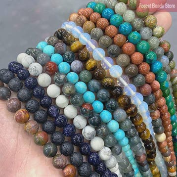 Natuurstenen Kralen Mix: Tijgeroog, Amazoniet, Agate, Kwarts, Verzenden, Nieuw