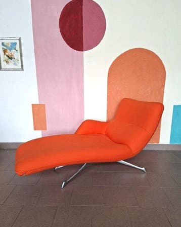 Kagan - Chaise longue - Katoen, Antiek en Kunst