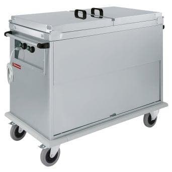 Bain Marie Wagen | Deksel + Kast | Draaideur | 2x GN 1/1 |, Verzenden, Nieuw in verpakking