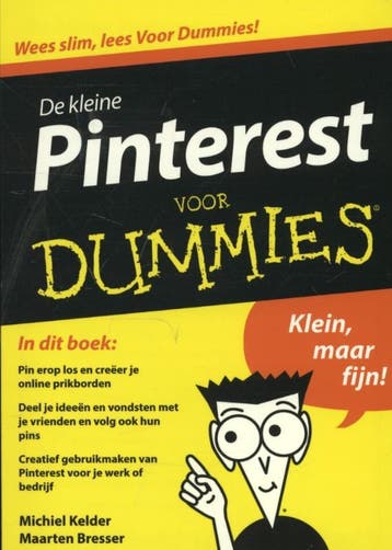 De kleine pinterest voor Dummies / Voor Dummies, Boeken, Informatica en Computer, Verzenden, Zo goed als nieuw, Maarten Bresser