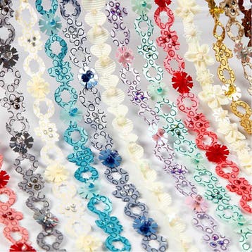 Decoratief lint, B: 10 mm, 30x20 cm/ 1 doos, Nieuw