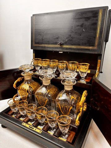 cave a liqueur Napoléon III - Drankkast - Perenhout