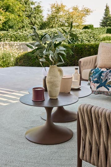 Fiave stoel bank loungeset 5 delig bronze clouded rope SUNS, Tuin en Terras, Ophalen of Verzenden, Nieuw