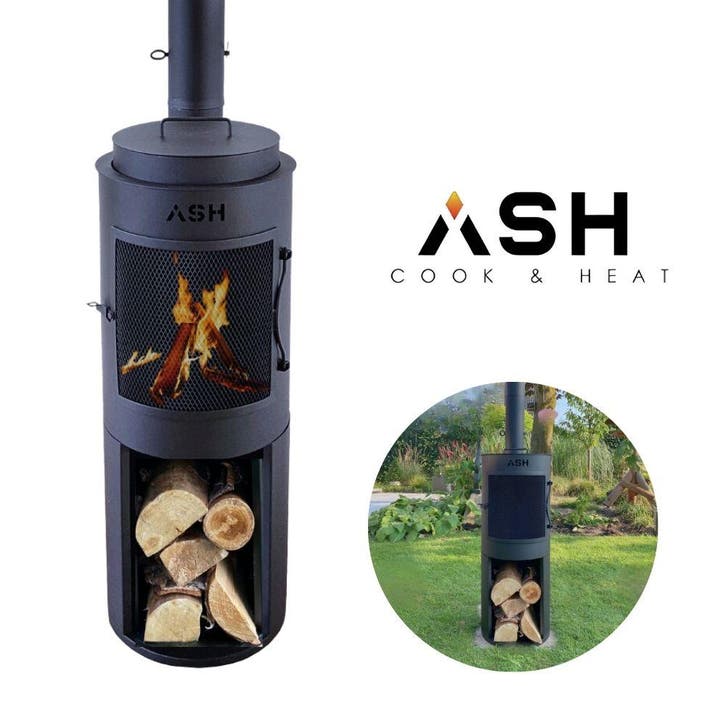 ASH® - Cosy - Tuinhaard met BBQ, Tuin en Terras, Tuinhaarden, Nieuw, Verzenden