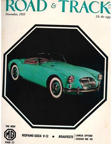 1955 ROAD AND TRACK MAGAZINE NOVEMBER ENGELS, Nieuw, Author