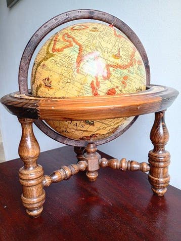 Terrestrial table globe - Reproductie-wereldbol - 1980-1990