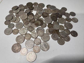 Nederland. 1849 tot 1943- 10 en 25 cent Zilver (Zonder