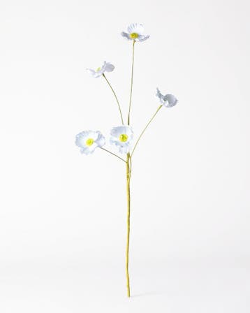 HEMA Kunstbloem boterbloem 55cm blauw, Verzenden