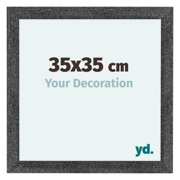 Fotolijst 35x35 cm - Grijs Geveegd - MDF - Como, Verzenden, Nieuw