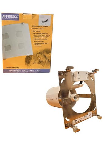 ZEHNDER affresco ventilator met lamp en glasplaat (diversen), Ophalen of Verzenden, Nieuw
