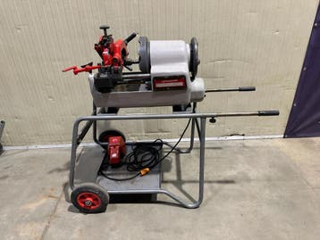 Ridgid Supertronic 3SE Draadsnijmachine Pijpschroefdraad, Ophalen of Verzenden, Gebruikt