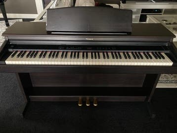 Digitale piano Roland HP330e, Ophalen, Gebruikt, Bruin, Digitaal