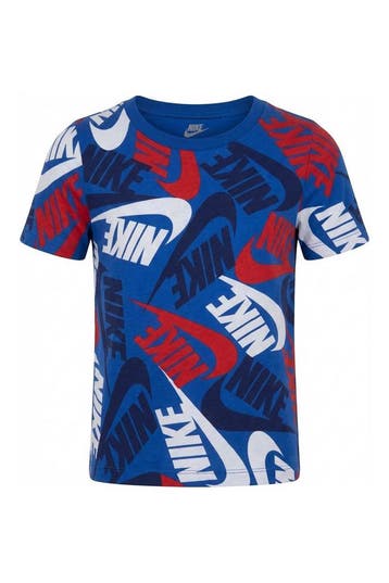Nike T-shirt Jongens in maat 86 Blauw, Kinderen en Baby's, Kinderkleding | Overige, Verzenden, Zo goed als nieuw, Nike, Jongen of Meisje