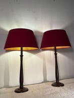 Lijster Lampen - Tafellamp (2) - Hout, Antiek en Kunst