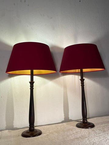 Lijster Lampen - Tafellamp (2) - Hout