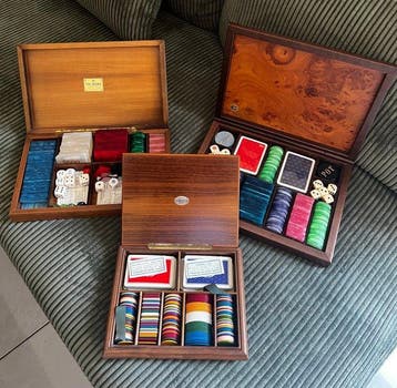 Bordspel - Vintage Dal Negro Card Playing Sets / Vintage
