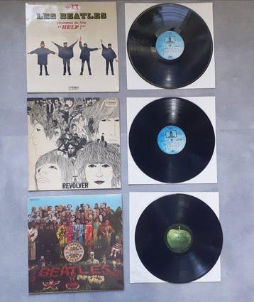 Beatles - The Beatles: 3 French Reissues from the 70 ties in, Nieuw in verpakking