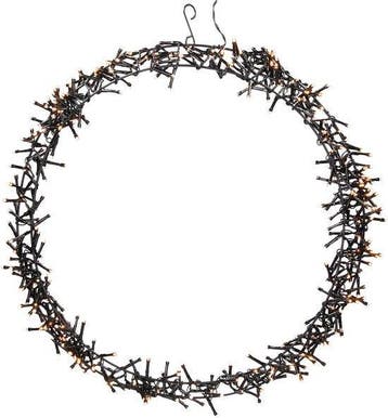 2dekans | H&S - Kerstkrans - Ring - Ø48cm - 400led - Extra, Diversen, Kerst, Ophalen of Verzenden, Zo goed als nieuw