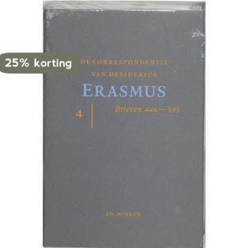 De correspondentie van Desiderius Erasmus - deel 4: brieven, Verzenden, Zo goed als nieuw, Desiderius Erasmus