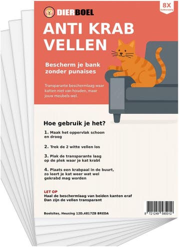 Dierboel® Anti Krab Vellen Dubbelzijdig – 8 XXL Bankbe..., Dieren en Toebehoren, Verzenden, Nieuw