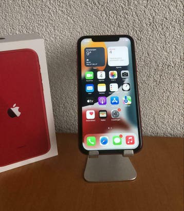 Apple iPhone 11 128GB Rood / Garantie / Nette staat, 128 GB, Refurbished, Zonder simlock, Zonder abonnement