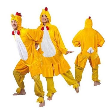 Kippenpak pluche - M/L, Verzenden, Nieuw