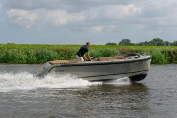 Reitdieper 634 Tender | Honda 60 pk | Doorloop | Vaarklaar, Watersport en Boten, Nieuw, Polyester, Benzine, Buitenboordmotor