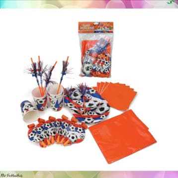 31-delig Oranje Partyset, Verzenden, Nieuw