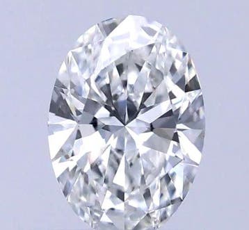 1 pcs Diamant (Natuurlijk) - 0.32 ct - Ovaal - E - VVS1 -, Nieuw