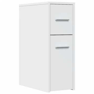 Opbergkast smal wit | Verrijdbaar | Tweedekansje | OP=OP, Minder dan 50 cm, Overige typen, Nieuw, Ophalen of Verzenden