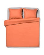 HEMA Dekbedovertrek 200x200/220cm zacht katoen sunburn, Verzenden, Nieuw