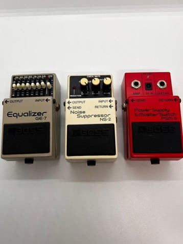 Boss - GE-7 / NS-2 / PSM-5 - - Muziekinstrumenten - Taiwan, Muziek en Instrumenten, Snaarinstrumenten | Gitaren | Akoestisch, Nieuw