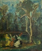 Osman Lorenzo De Scolari (1908-1998) - La danza, Antiek en Kunst