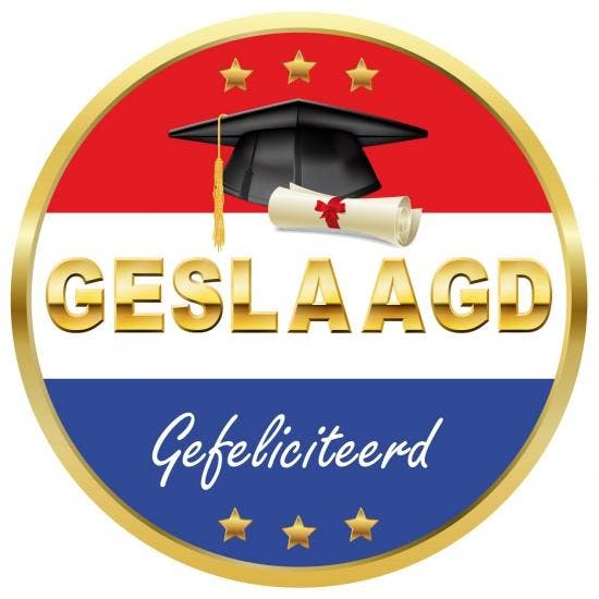 Kartonnen onderzetters Geslaagd - Geslaagd feestartikelen, Hobby en Vrije tijd, Feestartikelen, Ophalen of Verzenden