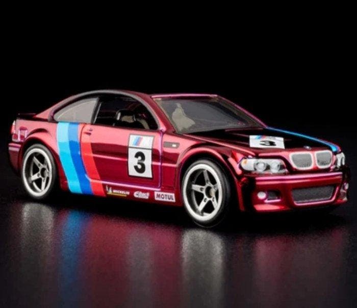 Hot Wheels 1:64 - Model sportwagen - BMW M3 E46 Red Line, Hobby en Vrije tijd, Modelauto's | 1:5 tot 1:12