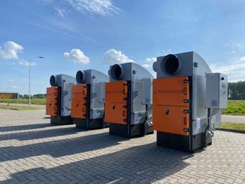 Pelletheater 150kw pelletluchtheater Nieuw en gebruikt, Nieuw, Overige brandstoffen, Vrijstaand, Pelletkachel