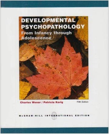Developmental Psychopathology - Charles Wenar 9780071215206, Verzenden, Gelezen, Charles Wenar