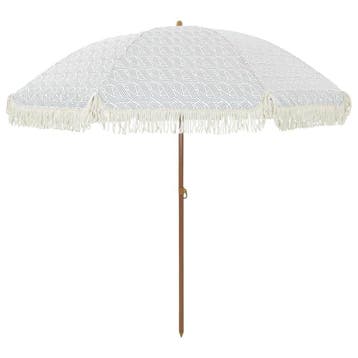 UV-bestendige Parasol 205cm - Retourdeal - 34% Korting, Tuin en Terras, Kantelbaar, Zo goed als nieuw, Strandparasol, 2 tot 3 meter