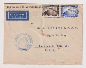 Duitsland 1929 - Graf Zeppelin Duitsland 1929, Gestempeld