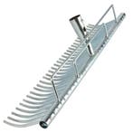 Talen Tools Grashark - Verzinkt Staal - 60 cm - Inclusief..., Ophalen of Verzenden, Nieuw, Hark